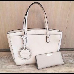 Henri Bendel tote bag + wallet